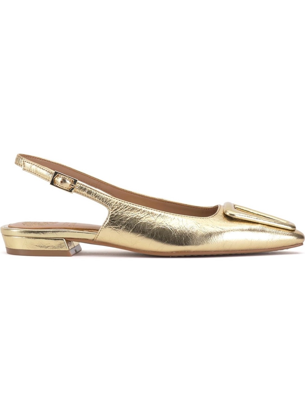 Vince Camuto Metallic Gold Pointed Slingback Flat🌟